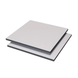 dibond plaat zilvergrijs
