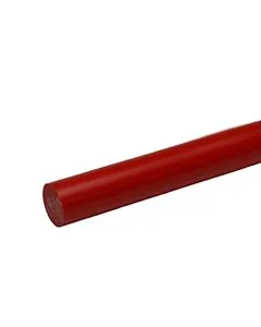 PVC rondstaf rood