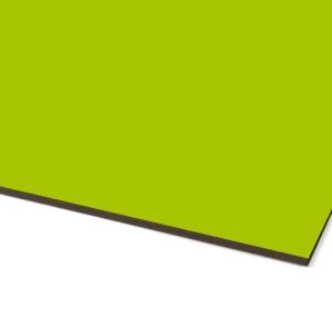 trespa plaat lime green