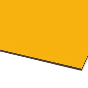 trespa plaat gold yellow