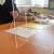 Plexiglas spatscherm OP MAAT GEFREESD dikte 4 mm met 2 steunen