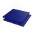 pom plaat blauw