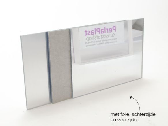 Plexiglas spiegelplaat zilver 3mm - Acrylaat