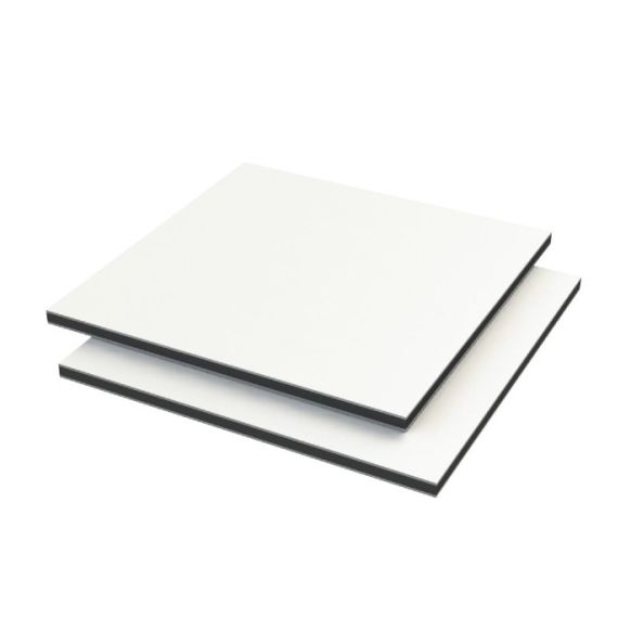 Alupanel Dibond® plaat wit 3mm - 450x300mm 
