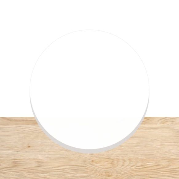 pe cirkel naturel / wit