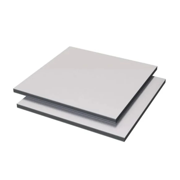 dibond plaat zilvergrijs