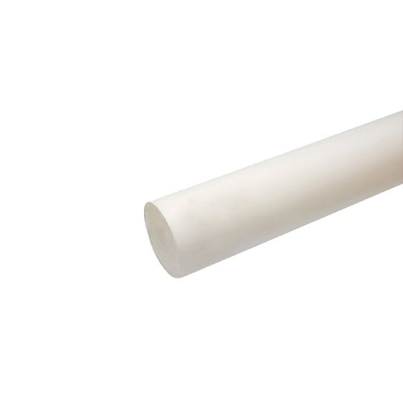 PE Polyetheen staf naturel oftewel wit Ø40mm lengte 2000mm