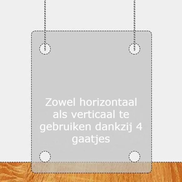 plexiglas ophangschem