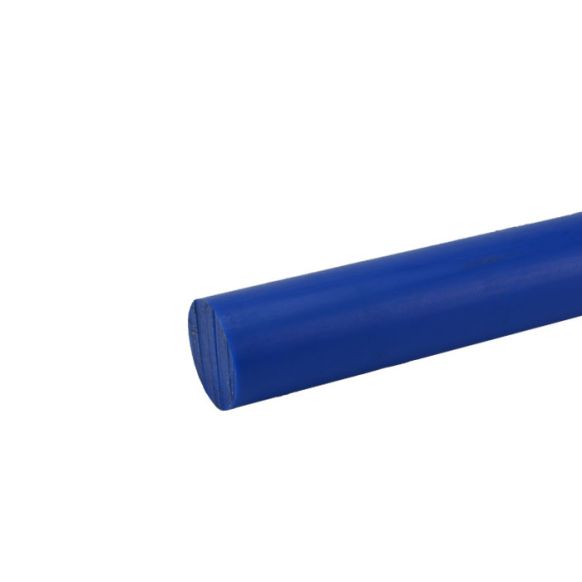 POM ofwel Polyacetaal Delrin rondstaf blauw Ø200 mm lengte 1000 mm