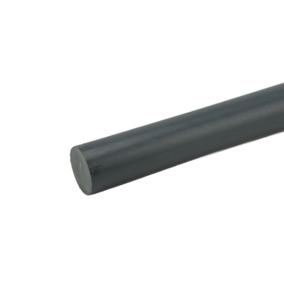 PVC Staf Donker Grijs Ø8 1000mm - RAL7011