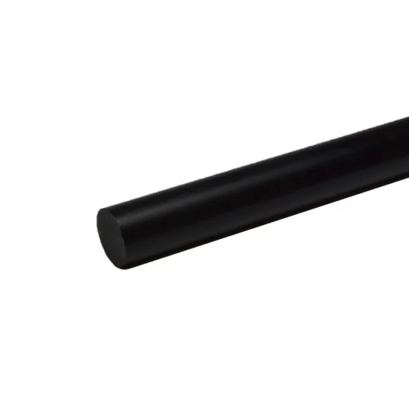 PVC rondstaf zwart
