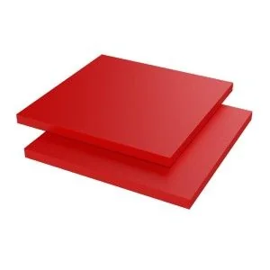 pvc plaat rood 