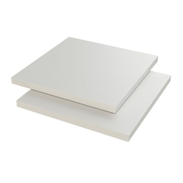 PVC Plaat Wit 10mm dikte - 2000x1000mm