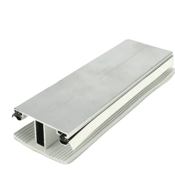 Aluminium tussenprofiel & oplegrubber systeem B