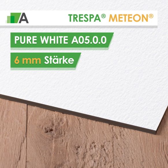 trespa plaat wit