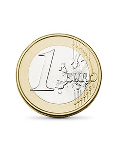 Extra kosten per €1,- incl btw