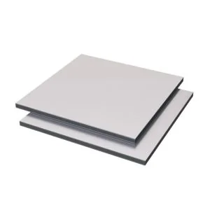dibond plaat zilvergrijs