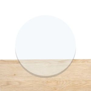 plexiglas cirkel helder