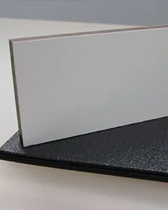 HPL hardkern platen mat glad 2-zijdig wit 