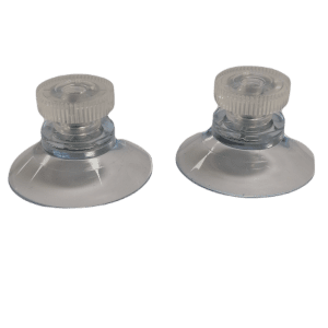 Zuignapjes ophangsysteem voor acrylaat plexiglas - set per 2 stuks