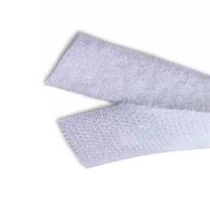 Zelfklevend klittenband wit 20mm