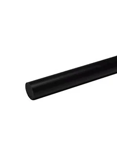 PVC rondstaf zwart