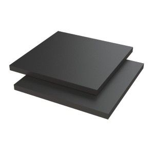 pvc plaat donkergrijs ral7011