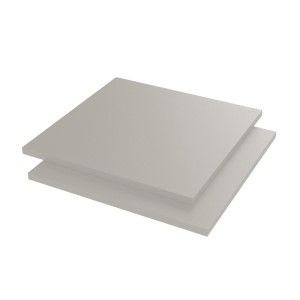 pvc plaat lichtgrijs ral7035