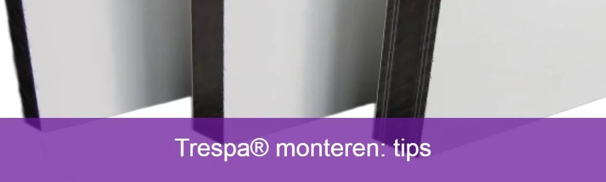 trespa monteren