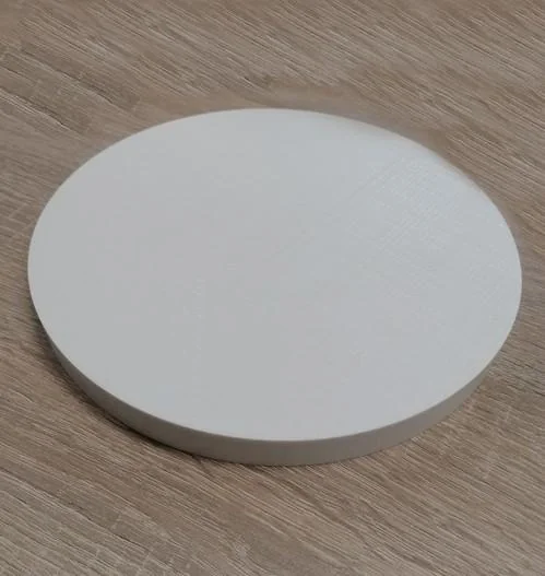 witte teflon cirkel