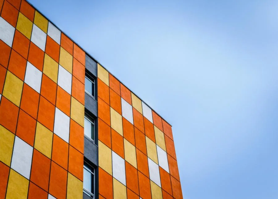 Trespa platen toegepast als gevelbekleding