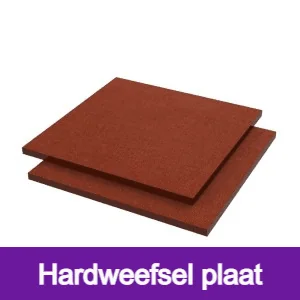 hardweefsel plaat