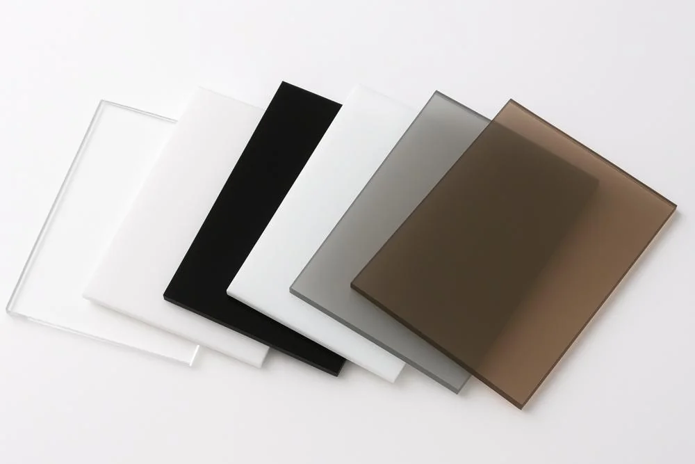 Plexiglas platen in verschillende kleuren