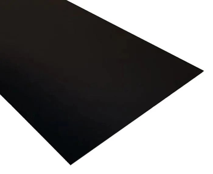 pvc plaat zwart 