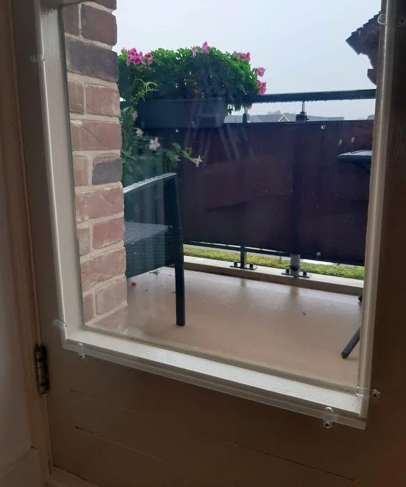 kunststof voorzetraam